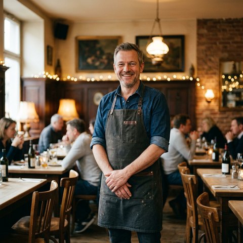 Andreas Vogt, Restaurant-Inhaber